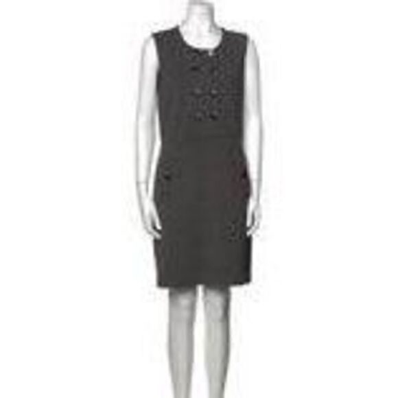 Tory Burch Business Pencil Dress SZ XS(0-2) Double Breasted Sleevless - Picture 4 of 8